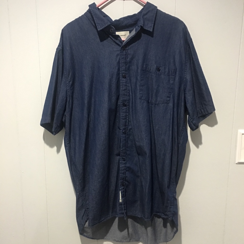Modern Amusement Men’s Denim Button Up Shirt